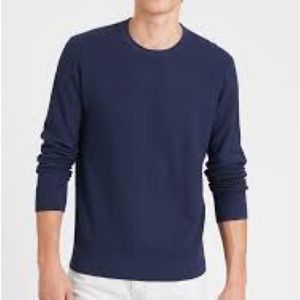 Banana Republic Cotton Waffle-knit Lightweight Sweater